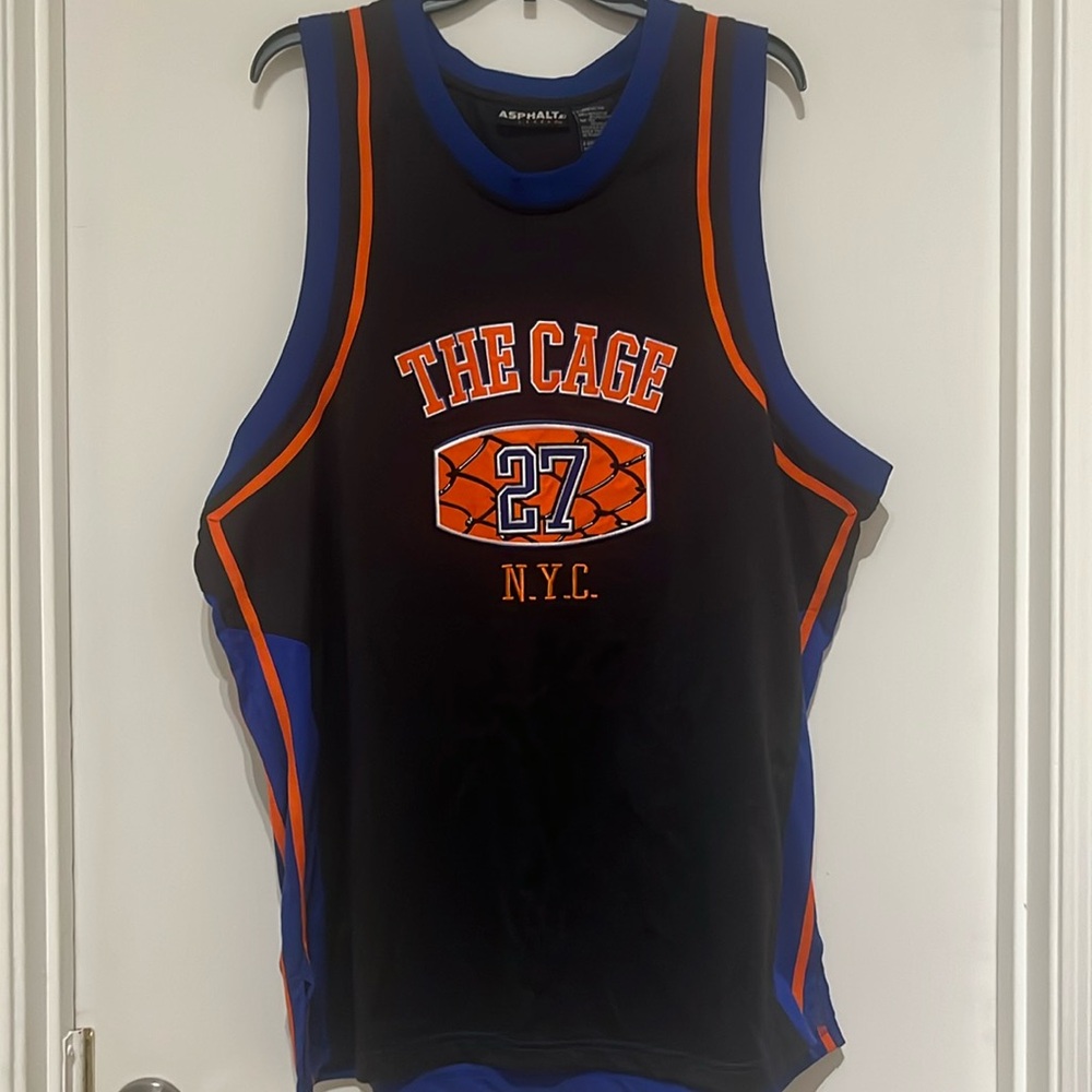 NWT Vintage Retro 90’s Starter Asphalt “The Cage” Jersey Lrg